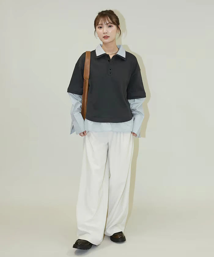 Shirt Layered Polo Top Limited Edition