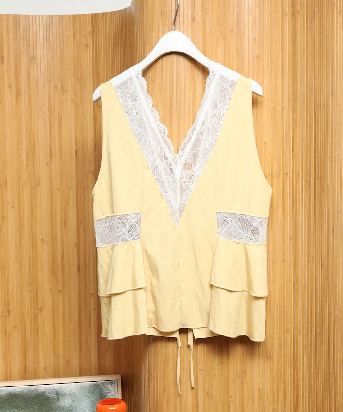 Switch Race Vintage Satin Ribbon Vest [Limited Release]
