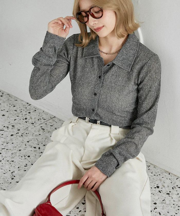 Mesh Shirt Cardigan Limited Edition