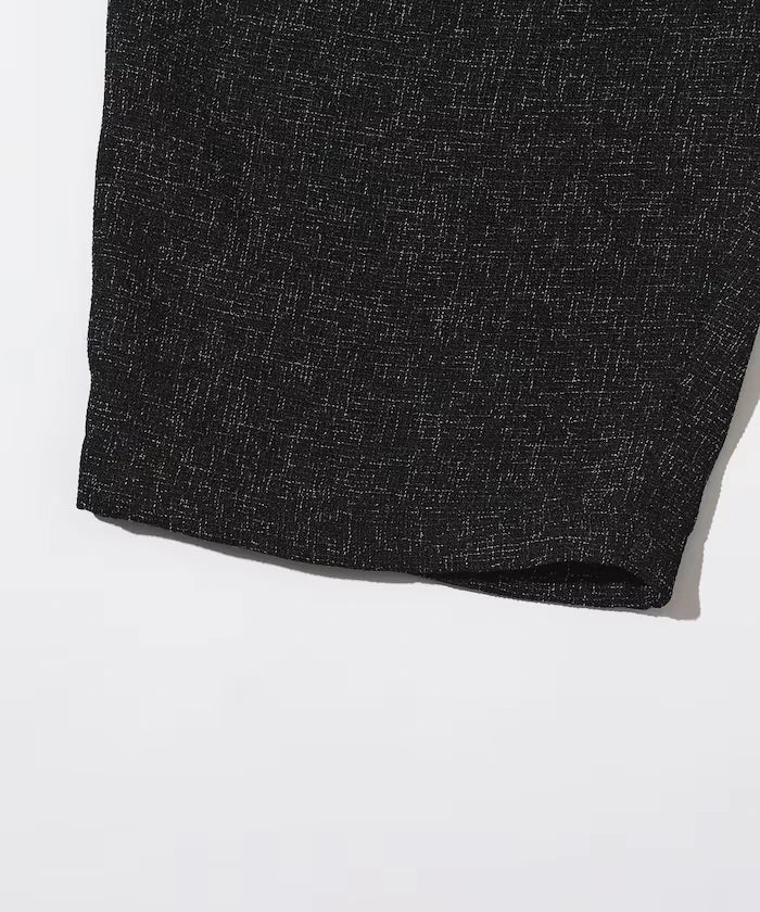 Dry Touch Summer Tweed Spindle Easy Wide Pants
