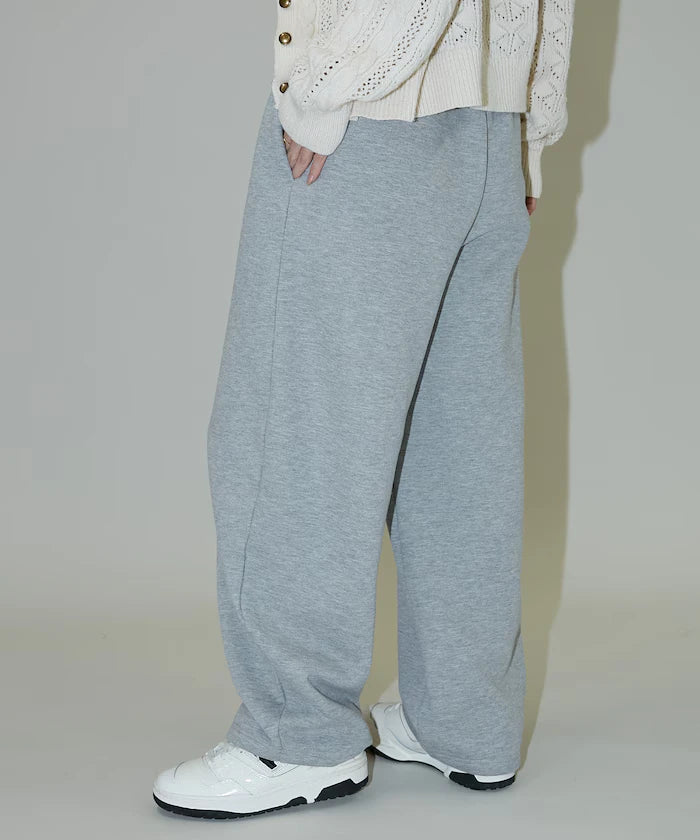 Brushed Back Sweat Curve Pants Limited Edition