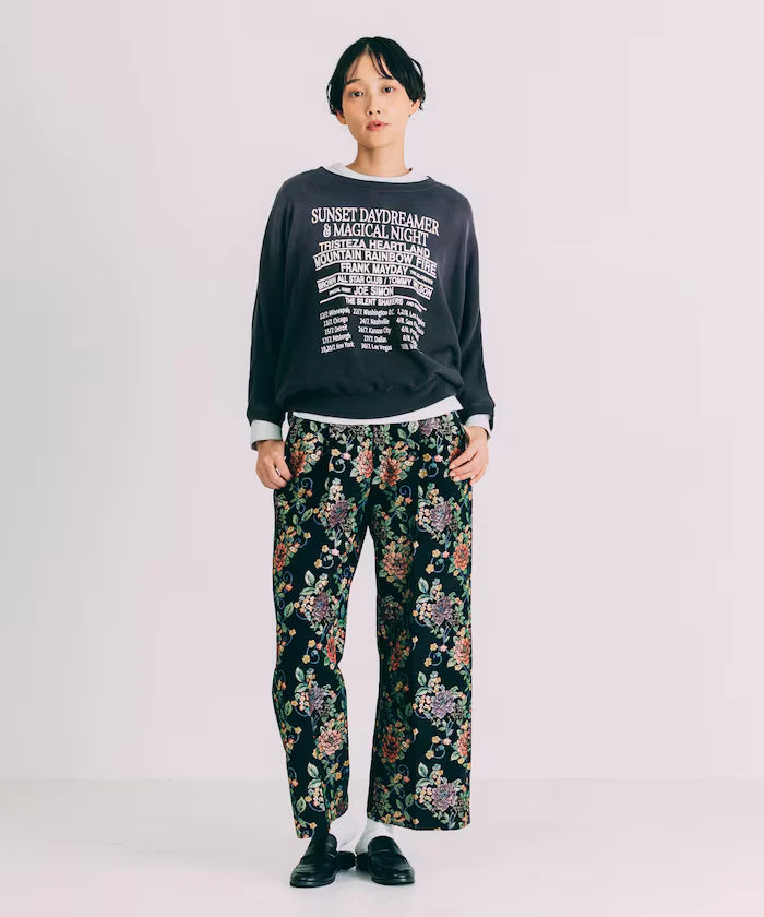 Fade Print Dolman Sweat
