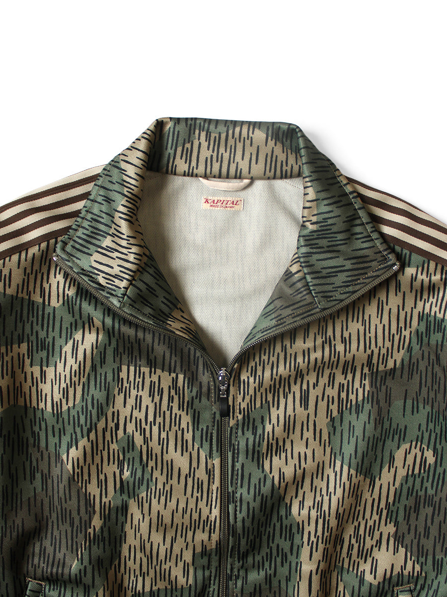 Smooth Jersey Rain Camouflage Pattern Track JKT