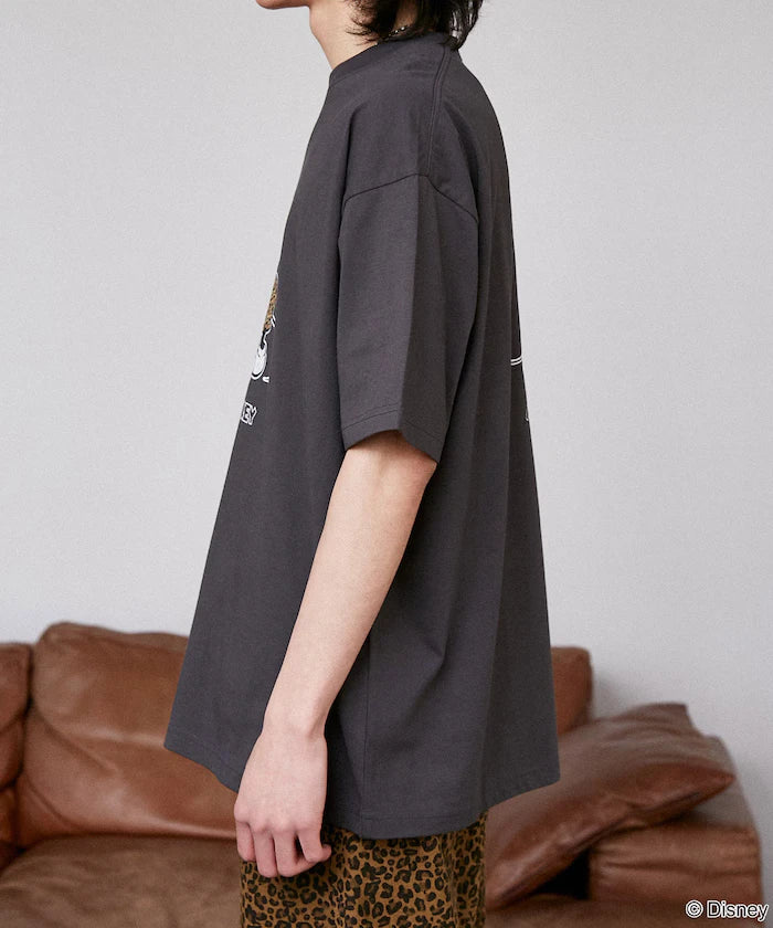 <Functional Material>Mickey Mouse & Minnie Mouse/Face T-Shirt Limited Edition
