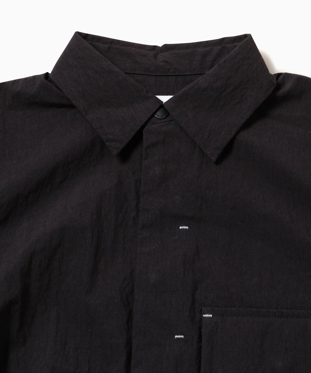 tuck shirt jacket (W)