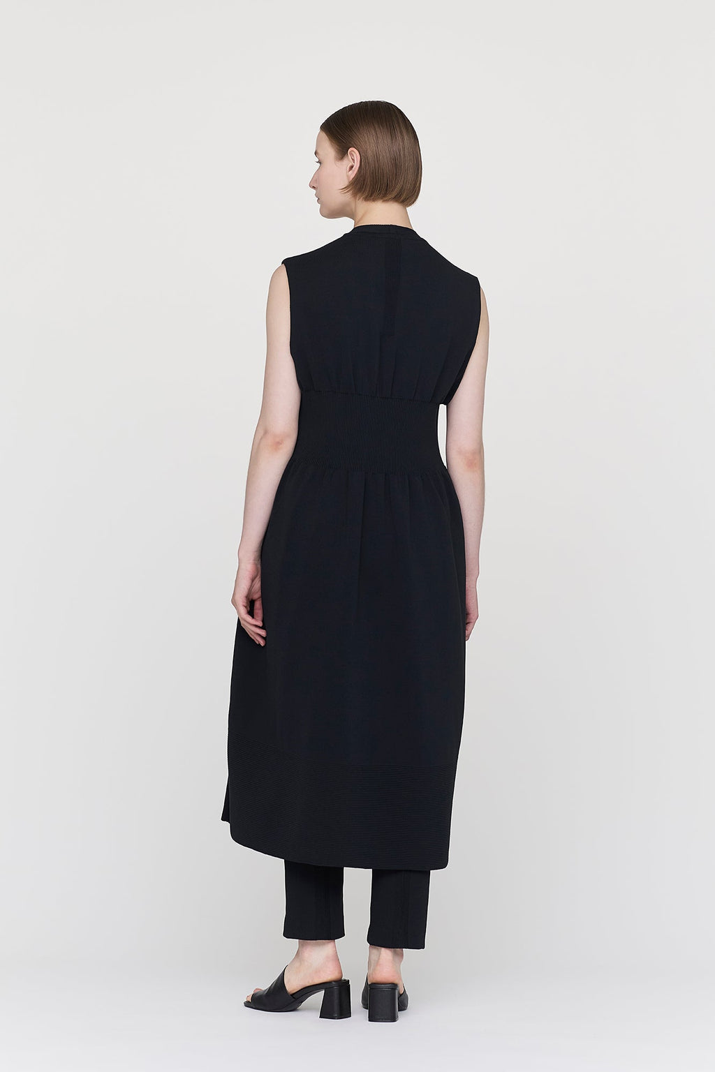MILAN COLLARLESS LONG VEST