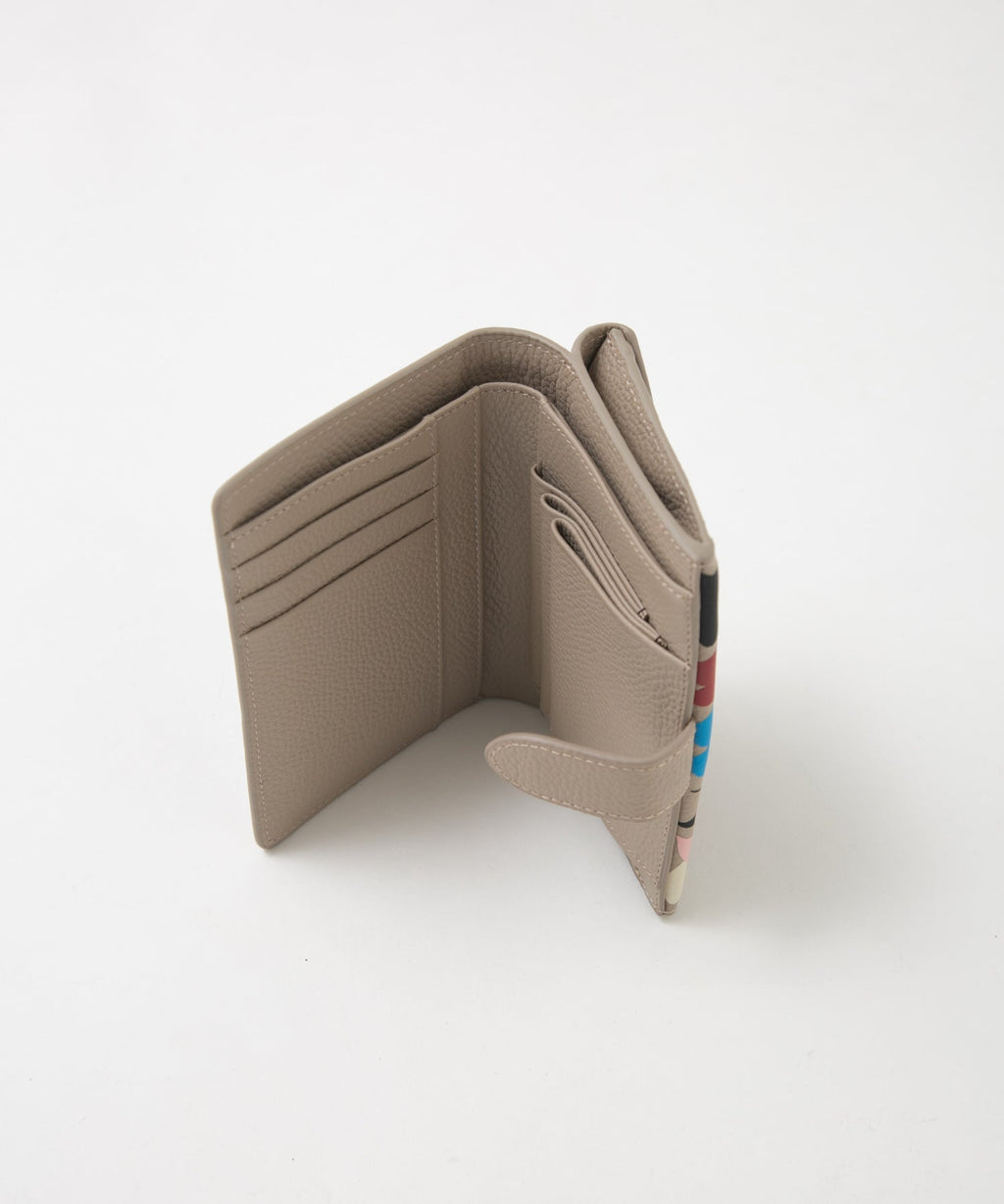 SHOGO SEKINE Collaboration Bi-fold Wallet Grayish SFO-SKN#45