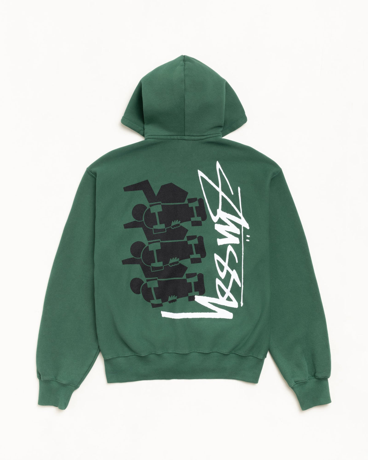 SKATE STACK ZIP HOODIE PIGMENT DYED