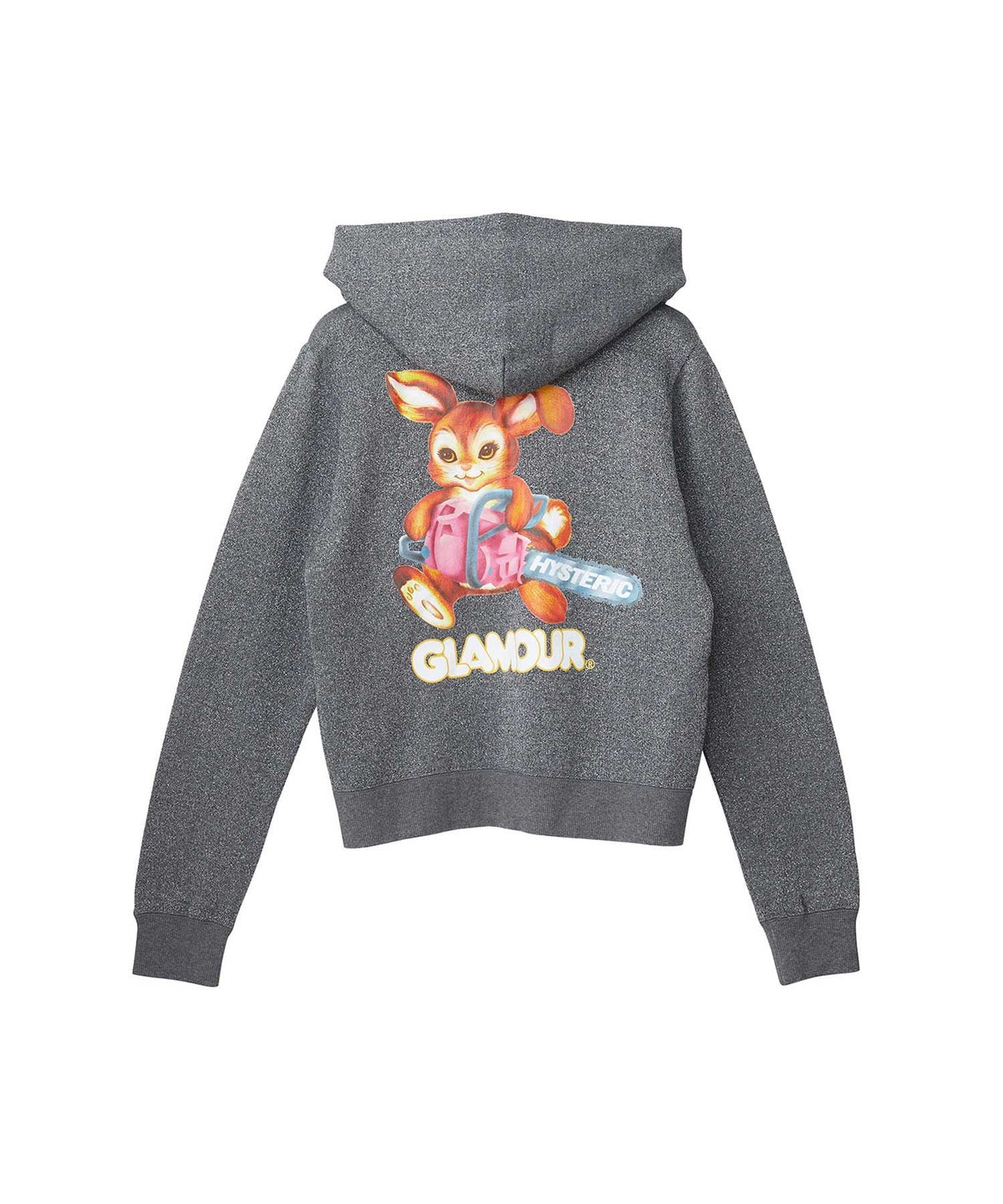 CHAINSAW BUNNY Short-Length Hoodie