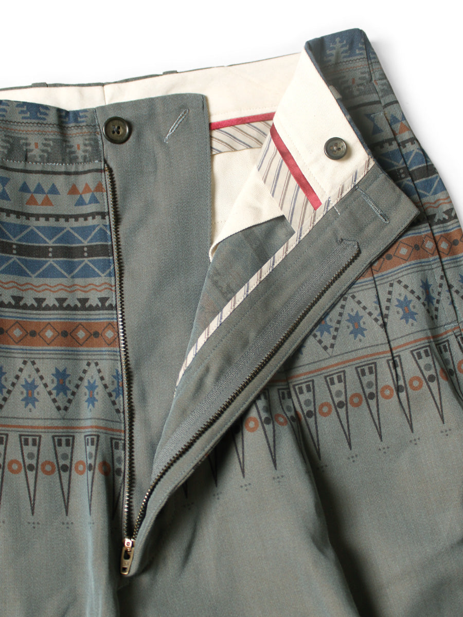 Wool Serge Slacks (Towncraft Tribe Pattern)