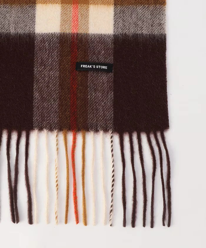 Wool Check Scarf
