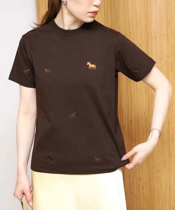 Organic Cotton Allover Embroidery T-Shirt