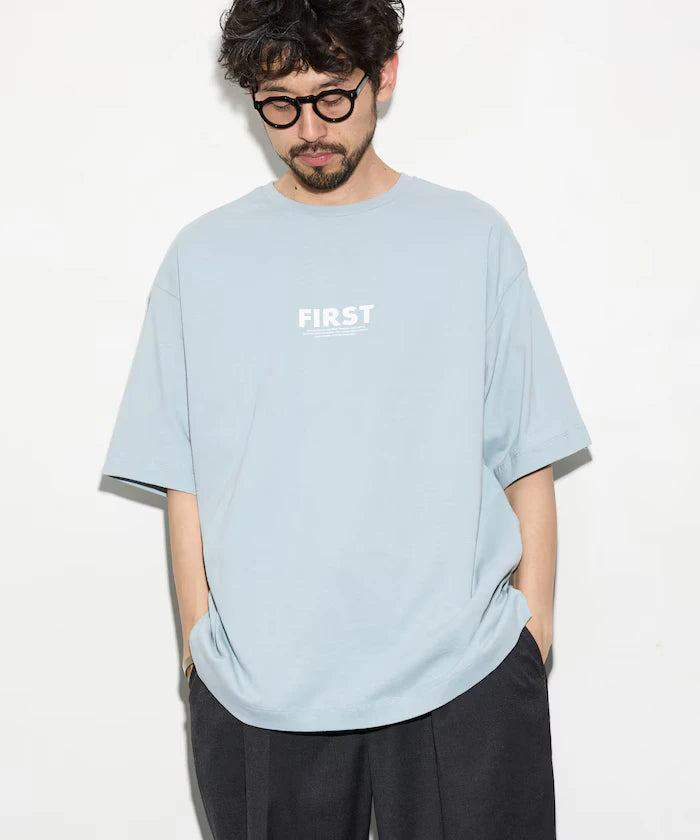 6 Ounce Front Logo Print Crew Neck T-Shirt / Back Print T-Shirt PRINT FRESH FIRST