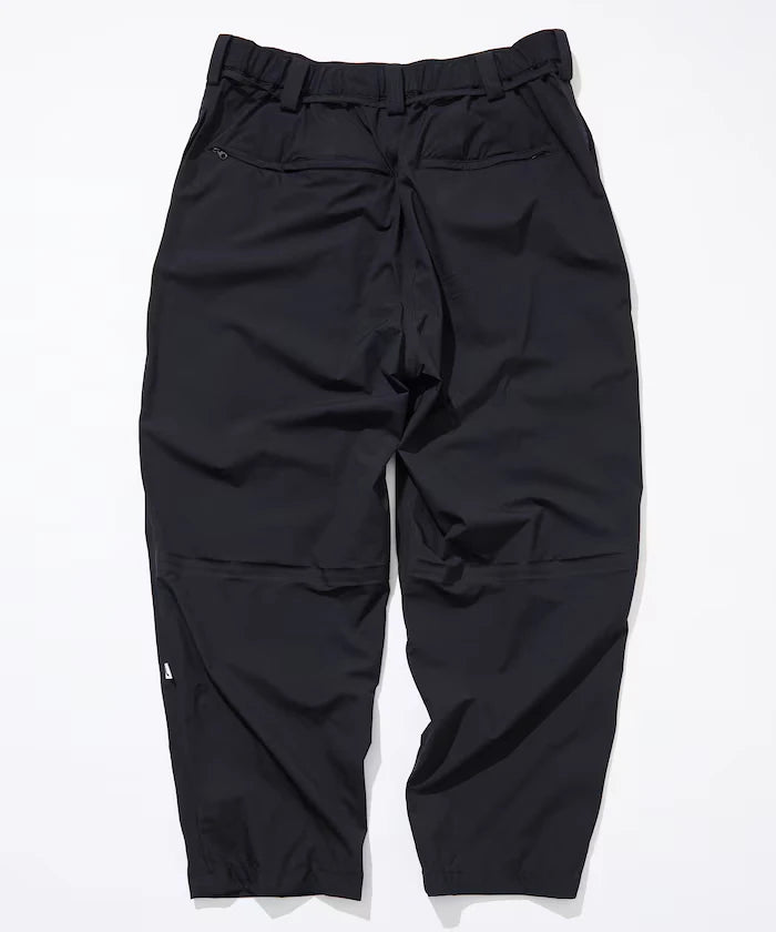 2.5Layer 1 tuck wide tapered shell pants