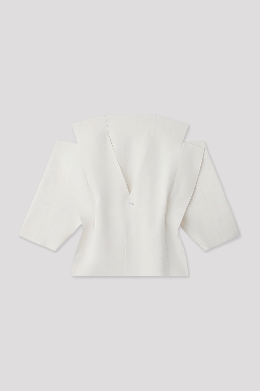 MILAN CREASE COLLARLESS JACKET