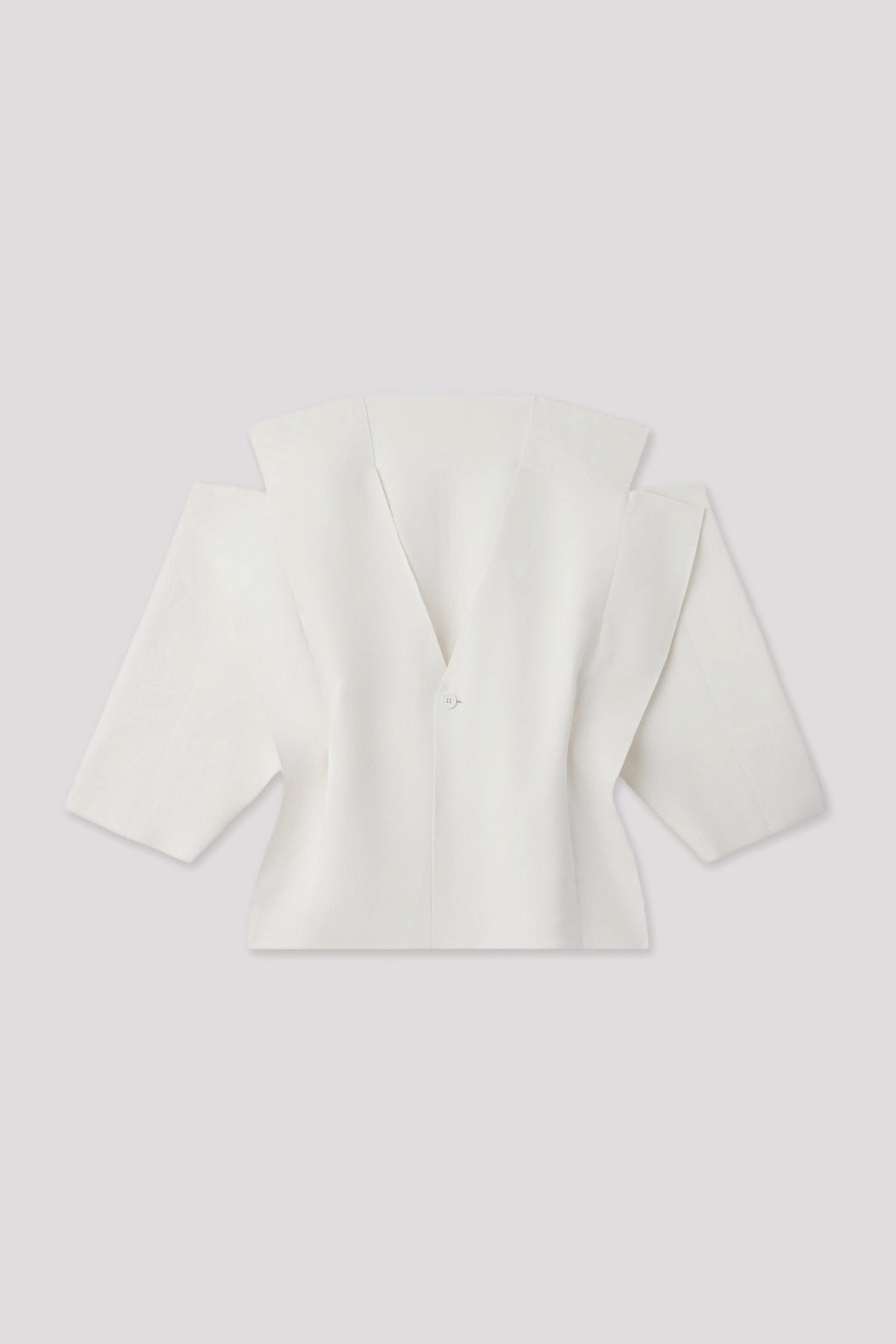 MILAN CREASE COLLARLESS JACKET