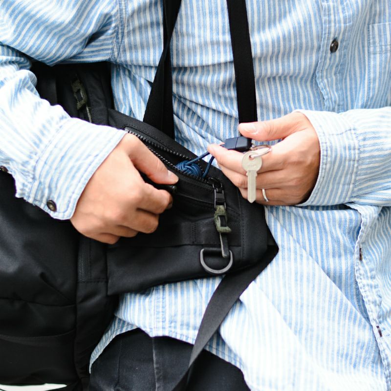 CORDURA DOBBY 305D ROUND ZIP BACK PACK sizeS