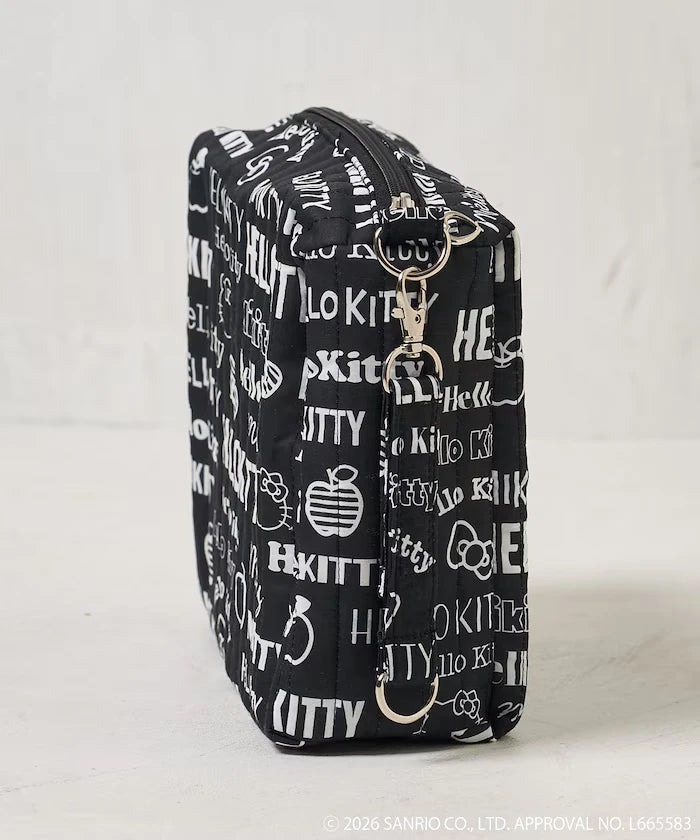 Hello Kitty All Over Print Quilted Pouch