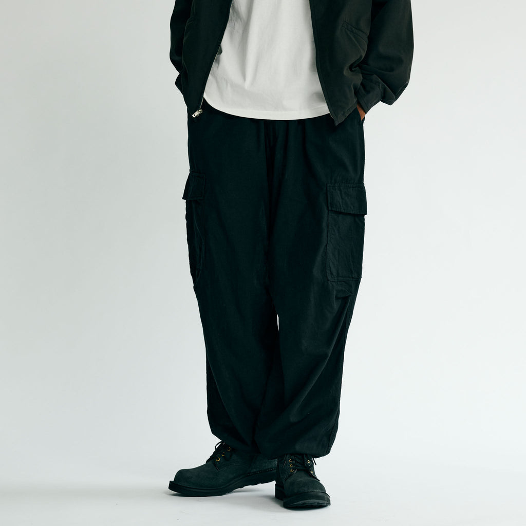 GL42526 / VAT DYE CHAMBRAY EASY CARGO PANTS