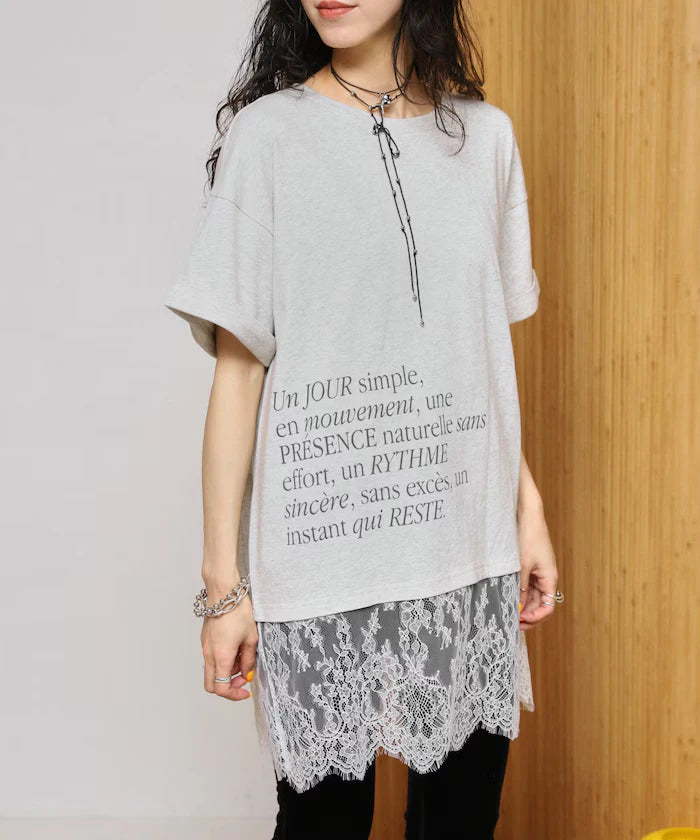 Lacedocking Print T-Shirt 【Limited Edition】