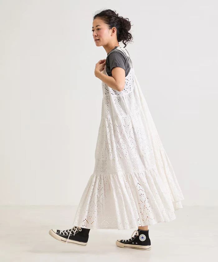 India Shifraretiard Shoulder Ribbon Camisole Dress