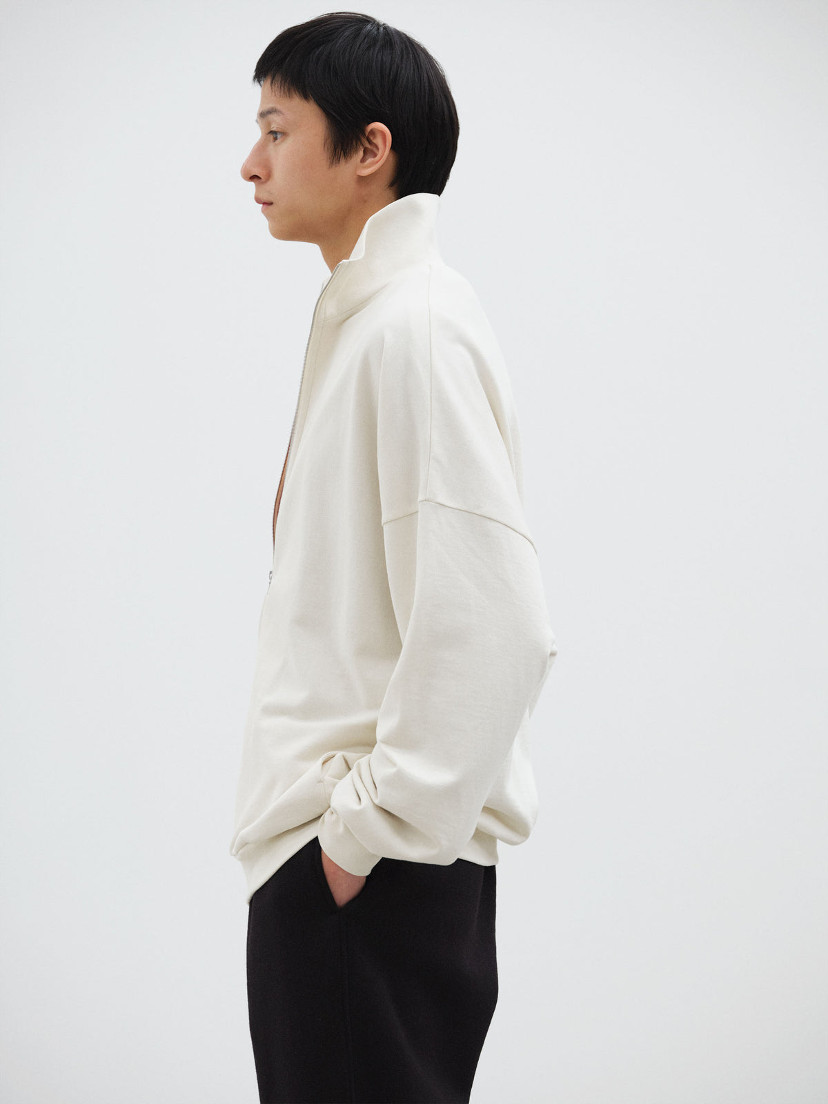 SUPER HIGH GAUGE SWEAT ZIP BLOUSON