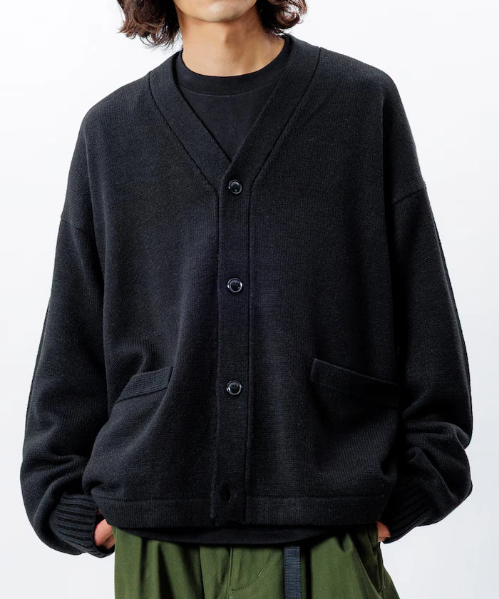 Relaxed Fit Easy Care Washable V-Neck Cardigan