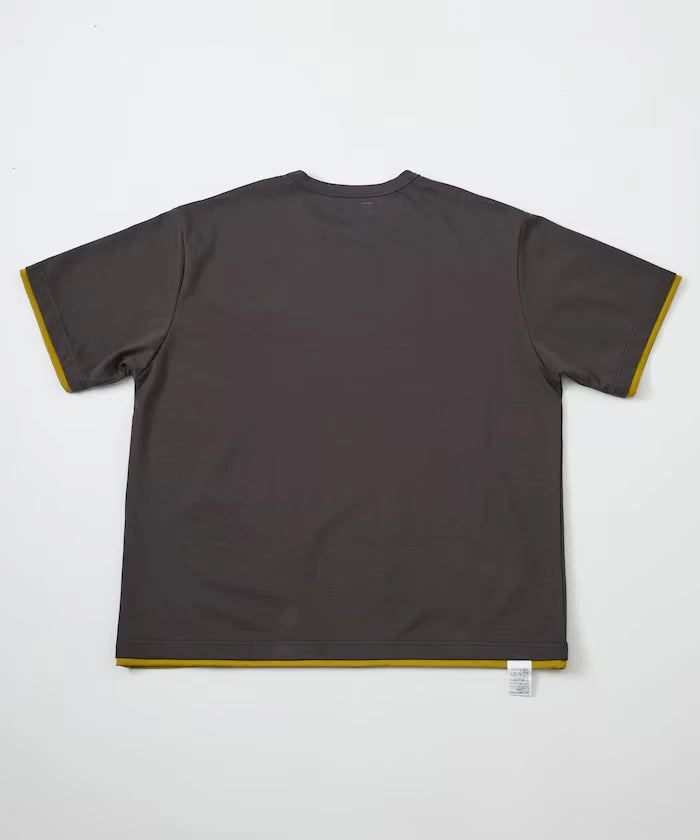 Relaxed Fit Reversible Cardboard Short Sleeve T-Shirt / Color Design