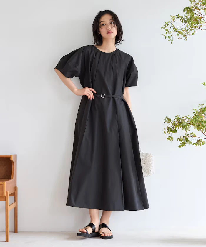 Balloon Sleeve 2WAY Dress / 5 Minute Sleeve