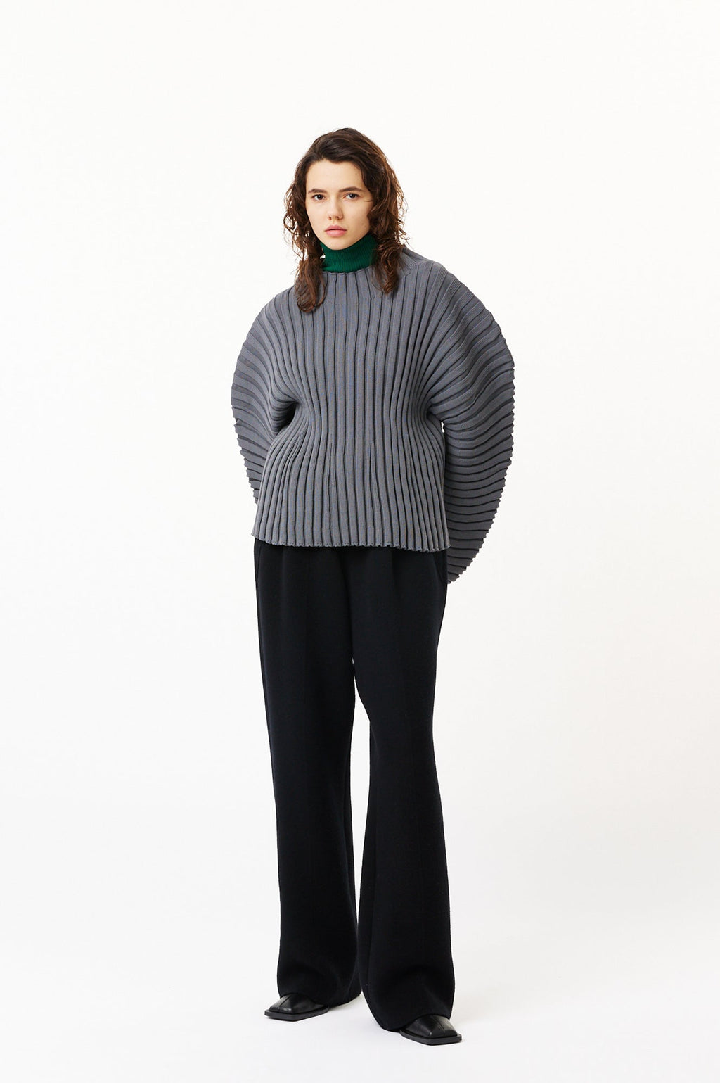 WOOL MILAN  STRAIGHT PANTS