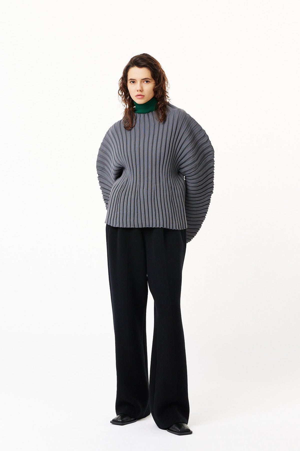 WOOL MILAN  STRAIGHT PANTS