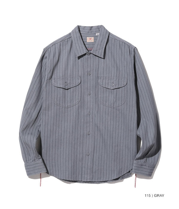 Coke Stripe Work Shirt (Long Sleeve)
