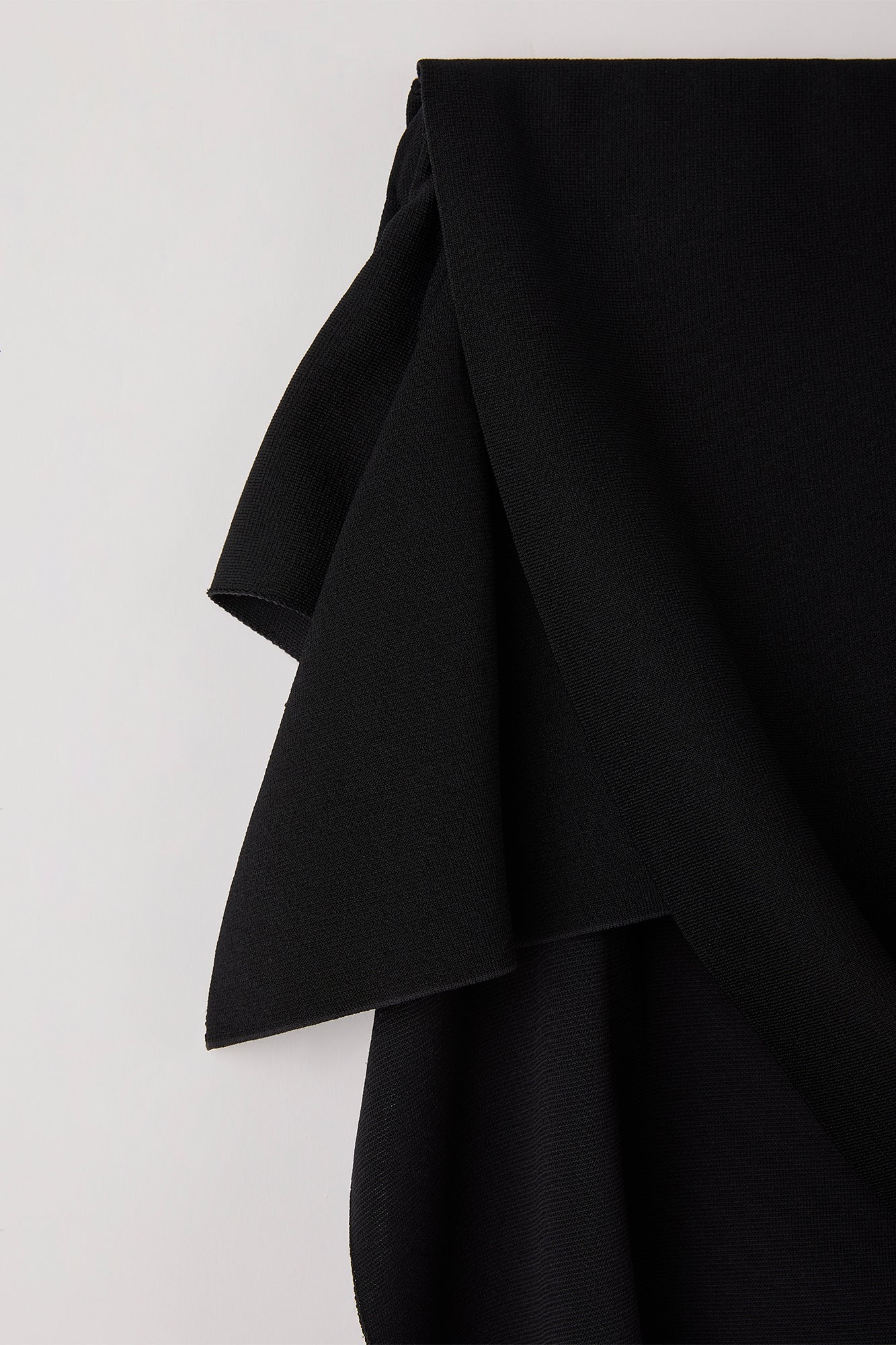 AC MILAN DRAPED STRAPLESS TOP