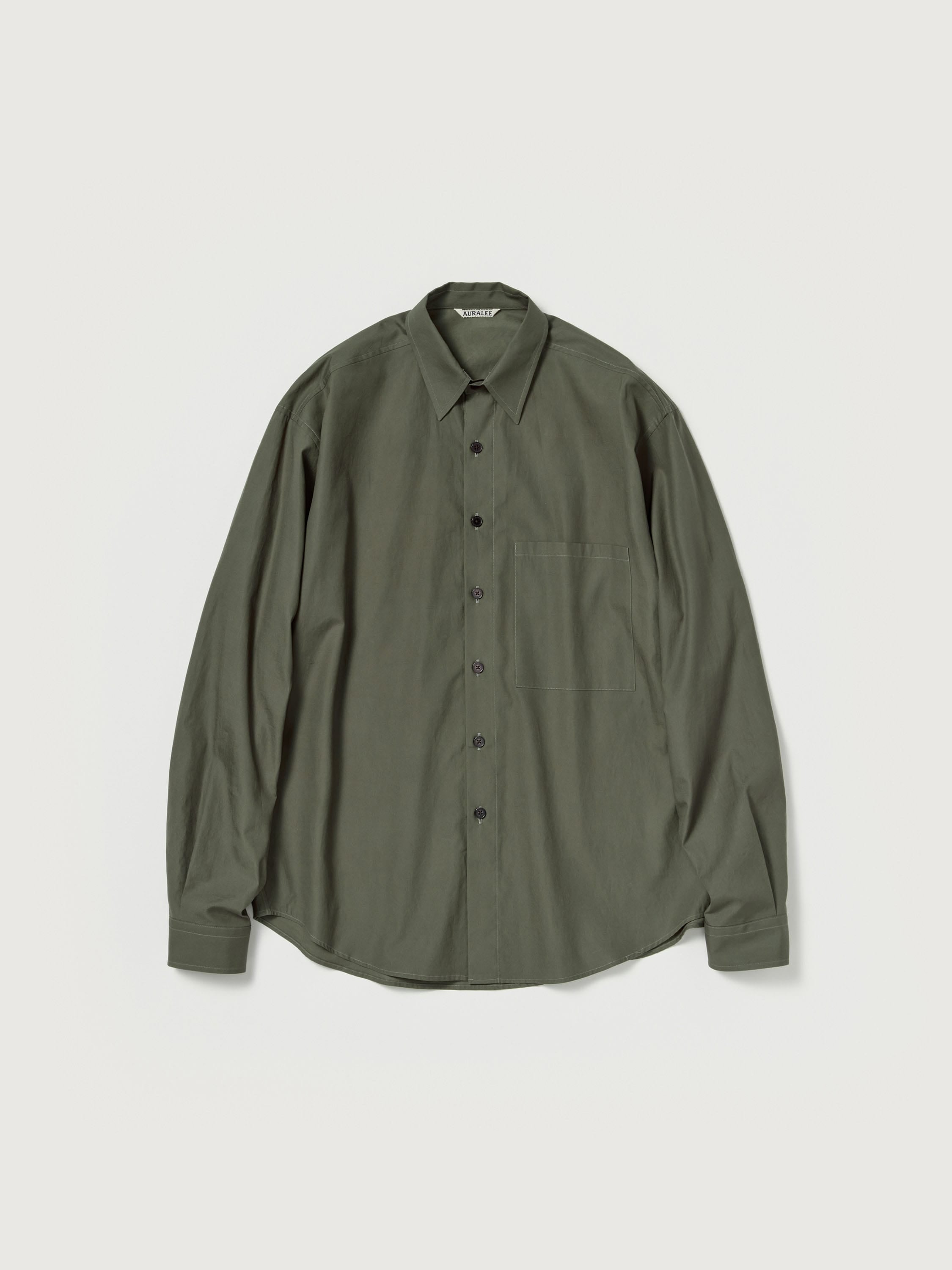 WASHED FINX TWILL BIG SHIRT
