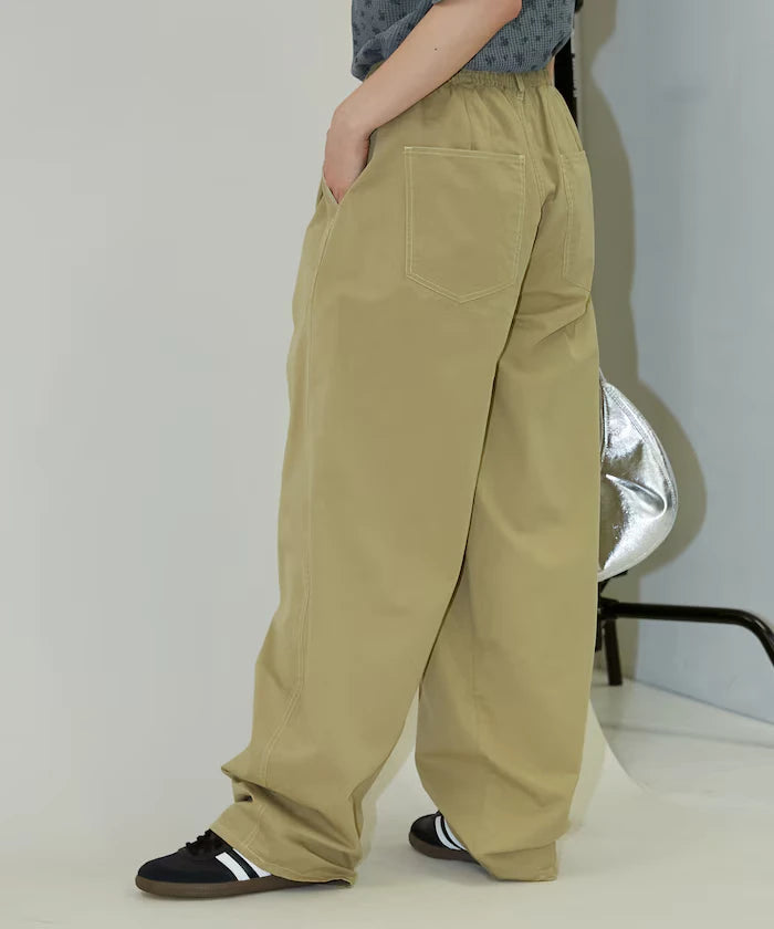 LOVE POP STUDIO Tuck Curve Pants Limited Edition