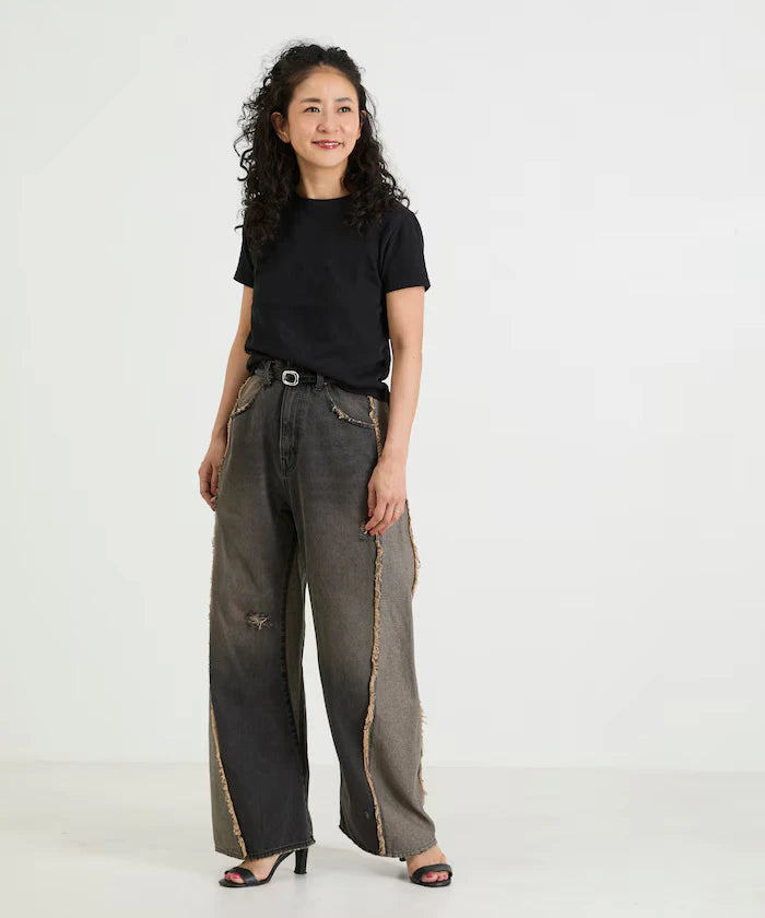 Eyelet Mini Sweat Short Sleeve T-Shirt