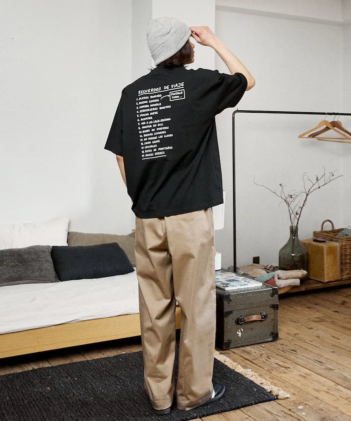 Love Pop Studio Travel Note Typography T-Shirt