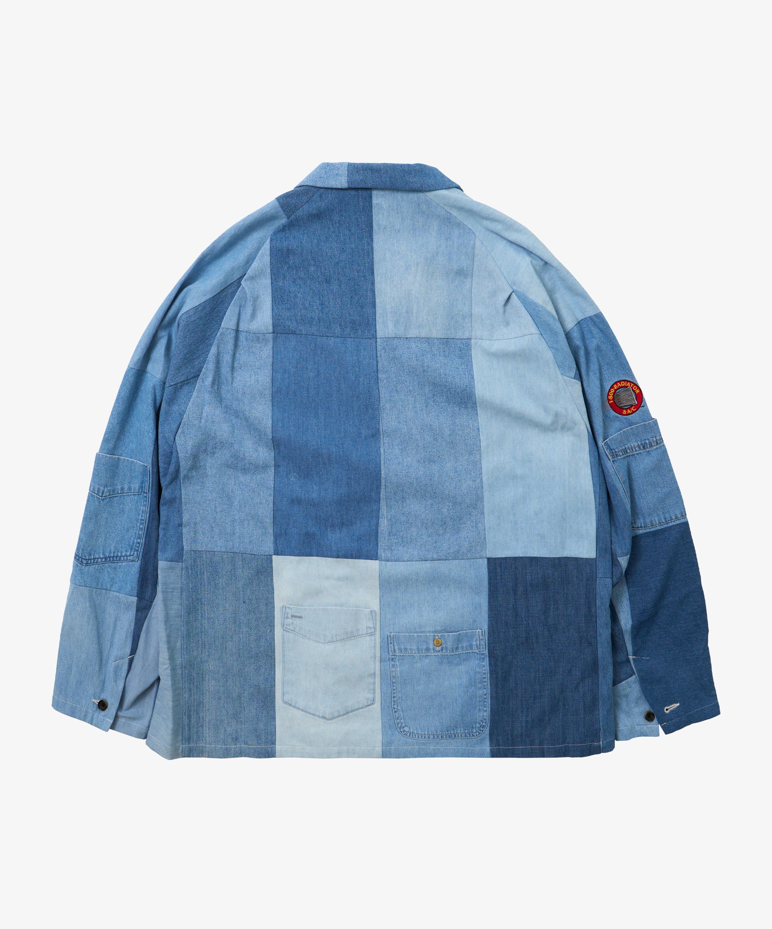 double breasted vintage denim shirts one