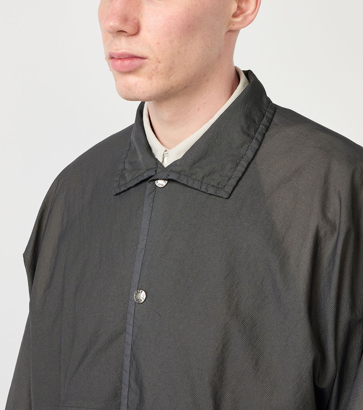 Garment Dyed Nylon Ripstop Field Shirt Jacket