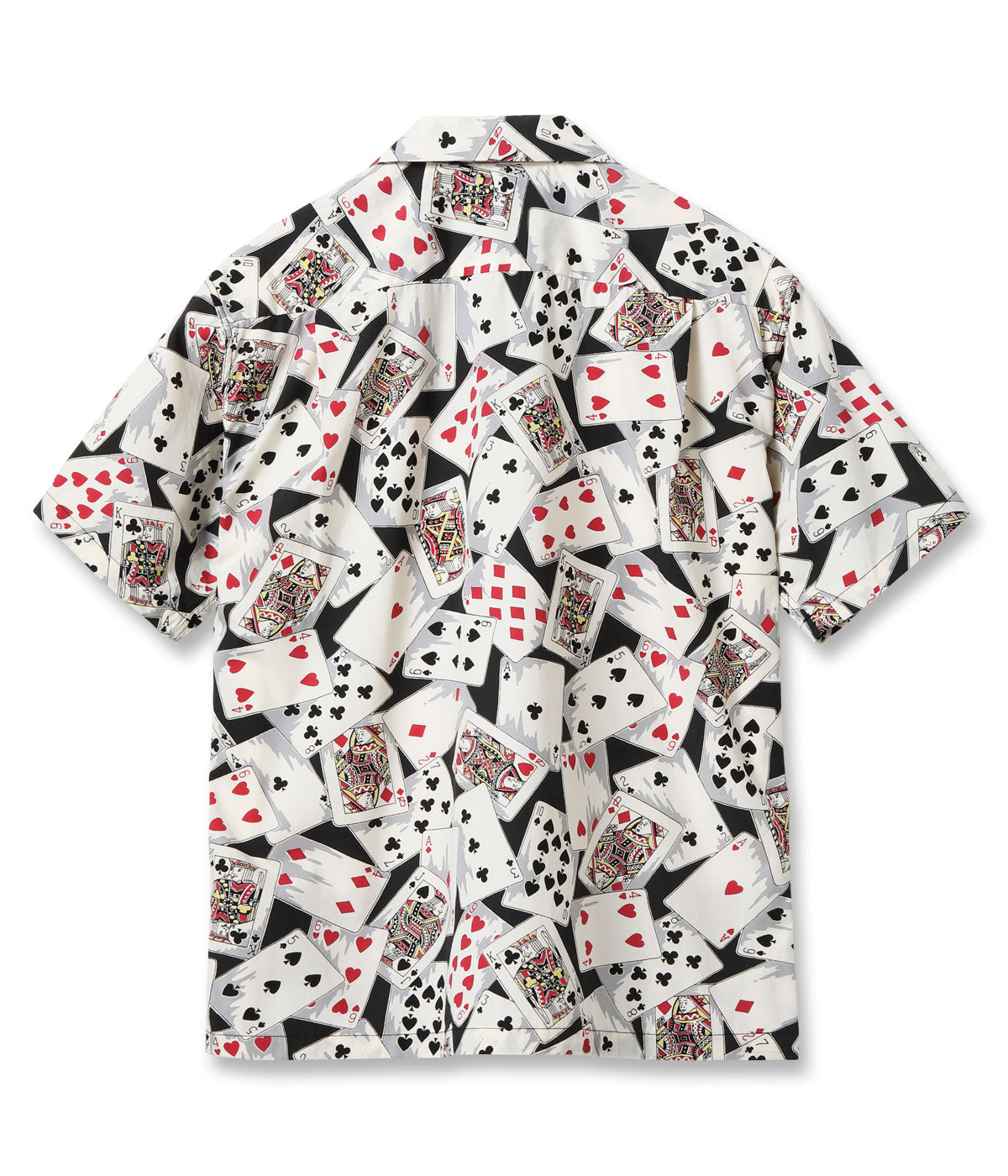 TYPEWRITER COTTON OPEN SHIRT “PLAYING CARDS”