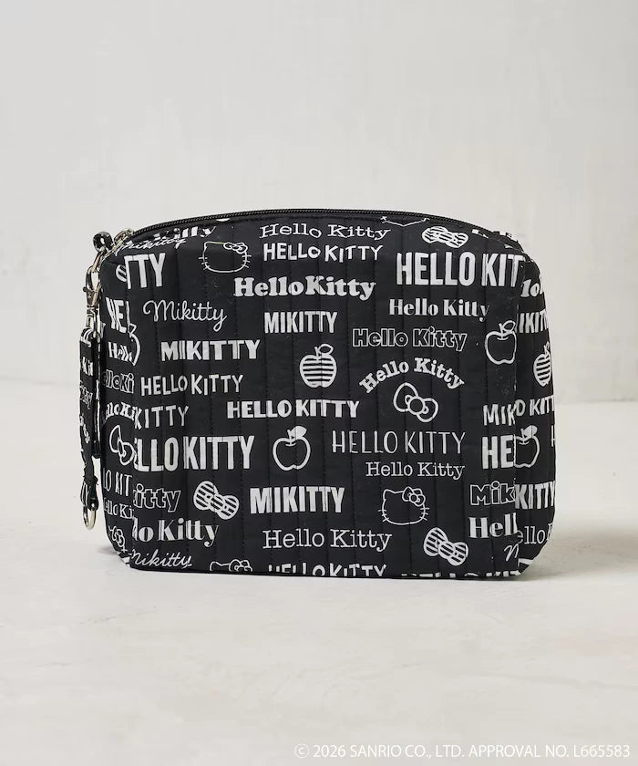 Hello Kitty All Over Print Quilted Pouch