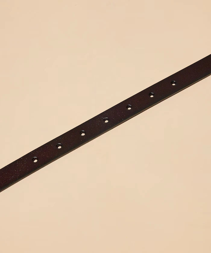 Cowhide Western Narrow Belt