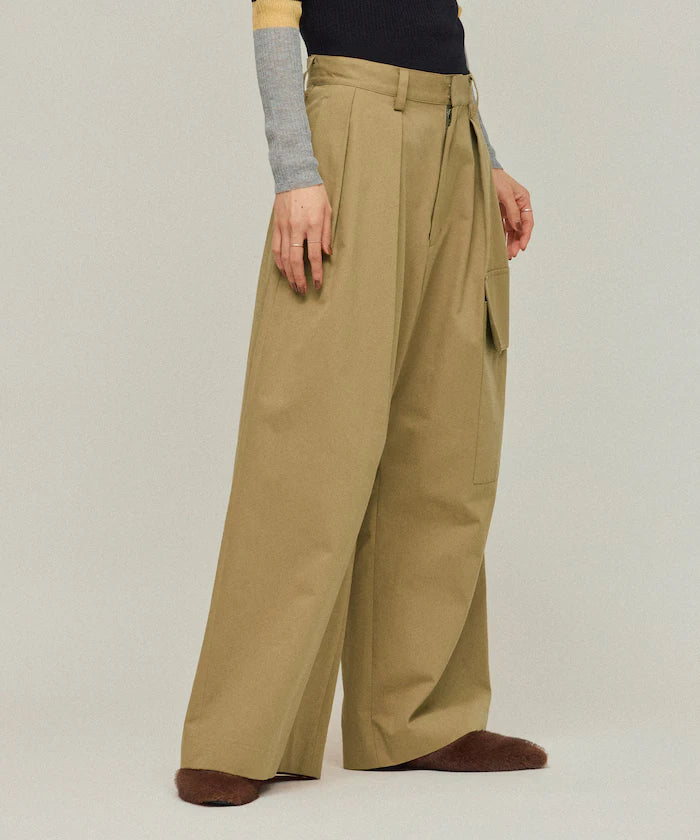 High Count Chino Wide Pants