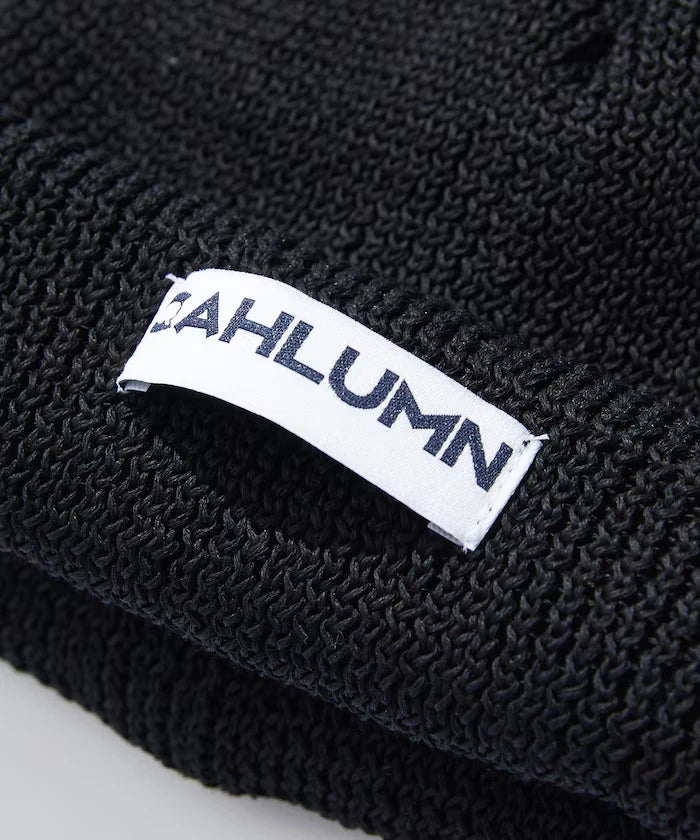 Straw Yarn Roll Knit Cap