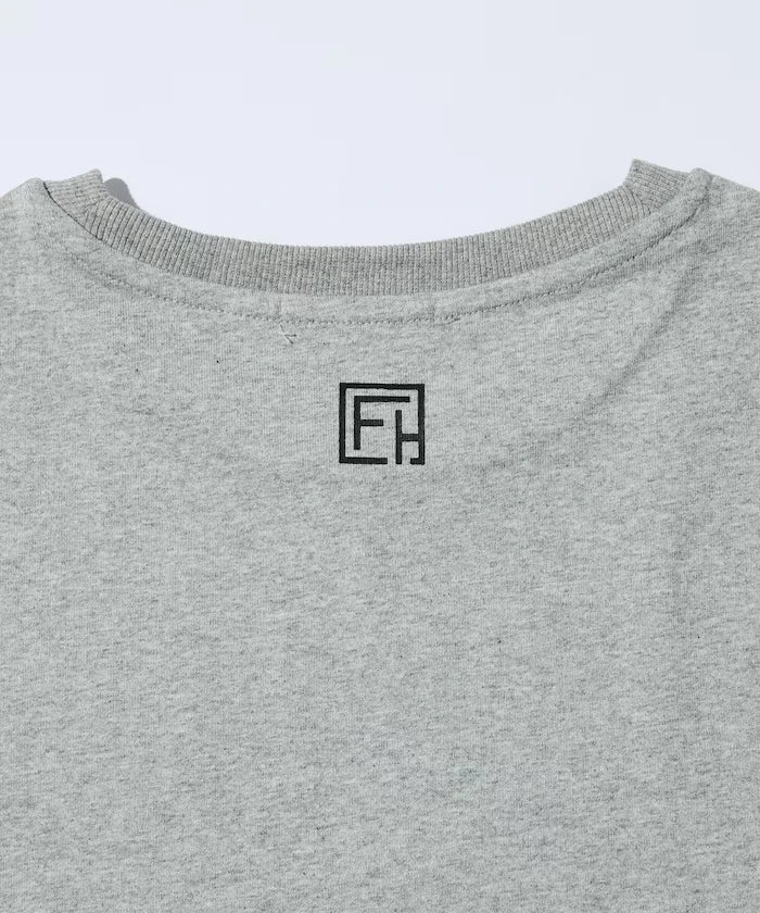 6oz Front Logo Print Crew Neck T-Shirt / Back Print T-Shirt PRINT BURGER