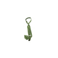 SHAPE MEMORY MICRO PATTERN TIE：GREEN