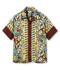 RAYON HAWAIIAN SHIRT “FLOWER FIELD BORDER”
