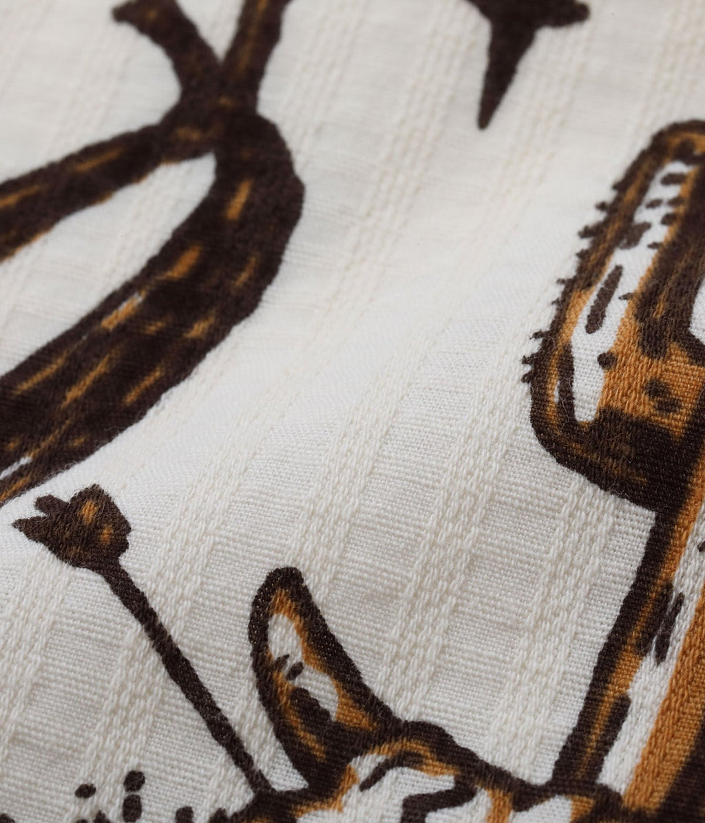 Dobby Cotton Open Shirt 'The Westerner' by Vince Ray