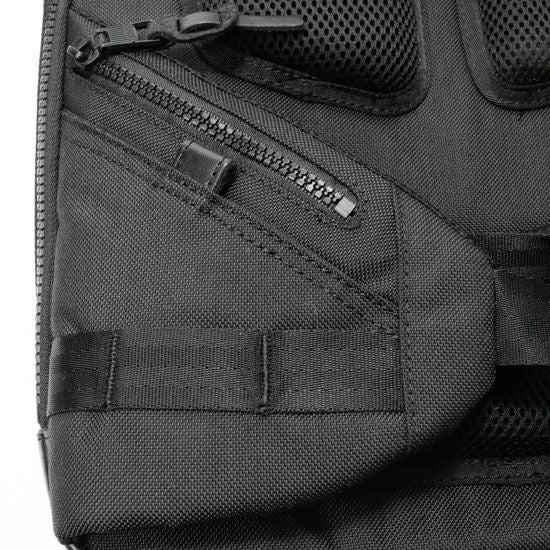 EXCLUSIVE BALLISTIC NYLON 2POCKET BACK PACK /BLACK