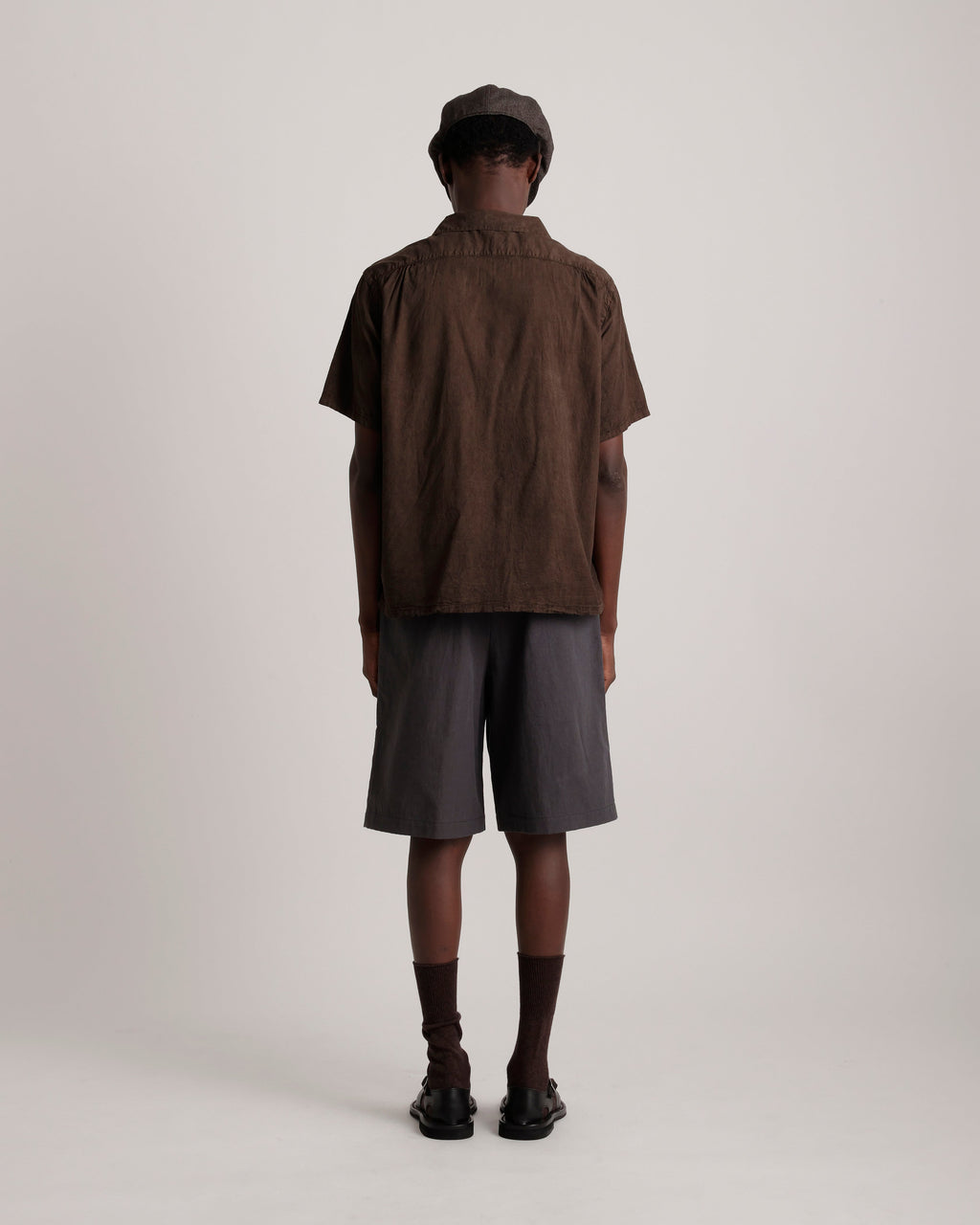 LOT.113 OPEN COLLAR SHIRT